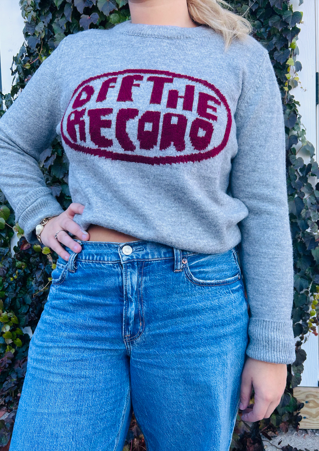 MAX MIILA REDACTED KNIT SWEATER