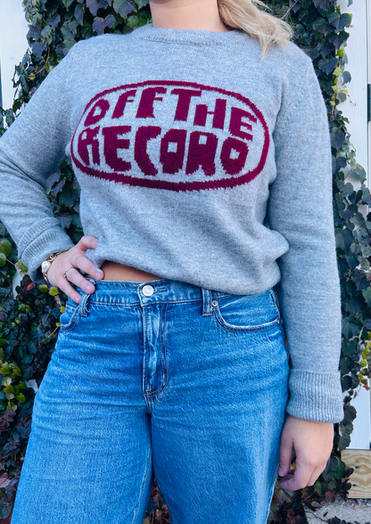 MAX MIILA REDACTED KNIT SWEATER