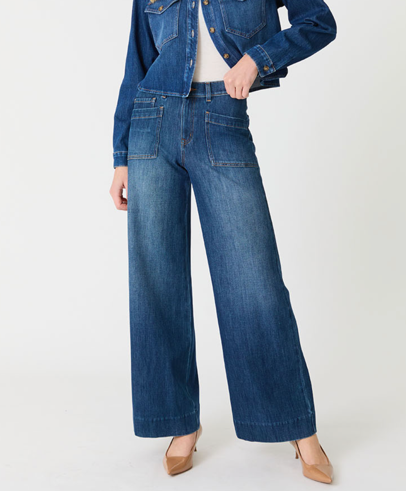 LEVEL 99 MAEVE DENIM PANT