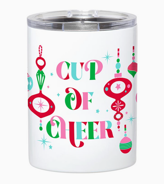 SLANT CUP OF CHEER TUMBLER