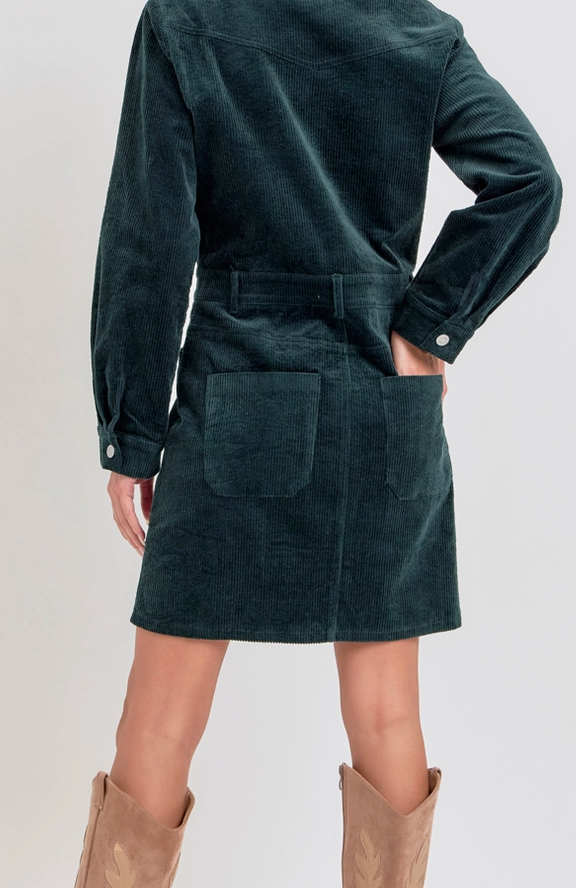 SWEEY LOVELY BY JEN COZY CORD DRESS