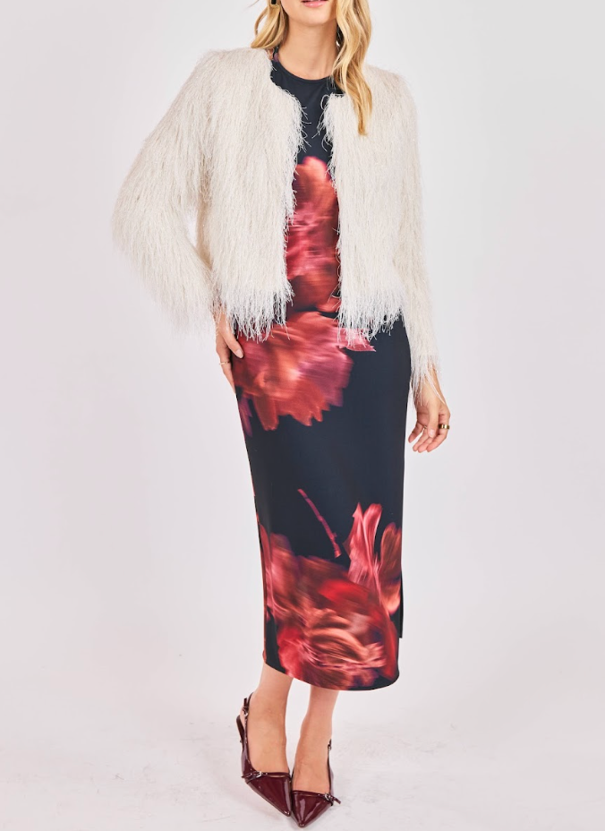 SADIE & SAGE ANGEL WINGS FRINGE JACKET