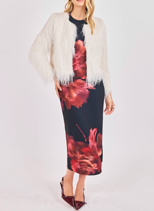 SADIE & SAGE ANGEL WINGS FRINGE JACKET