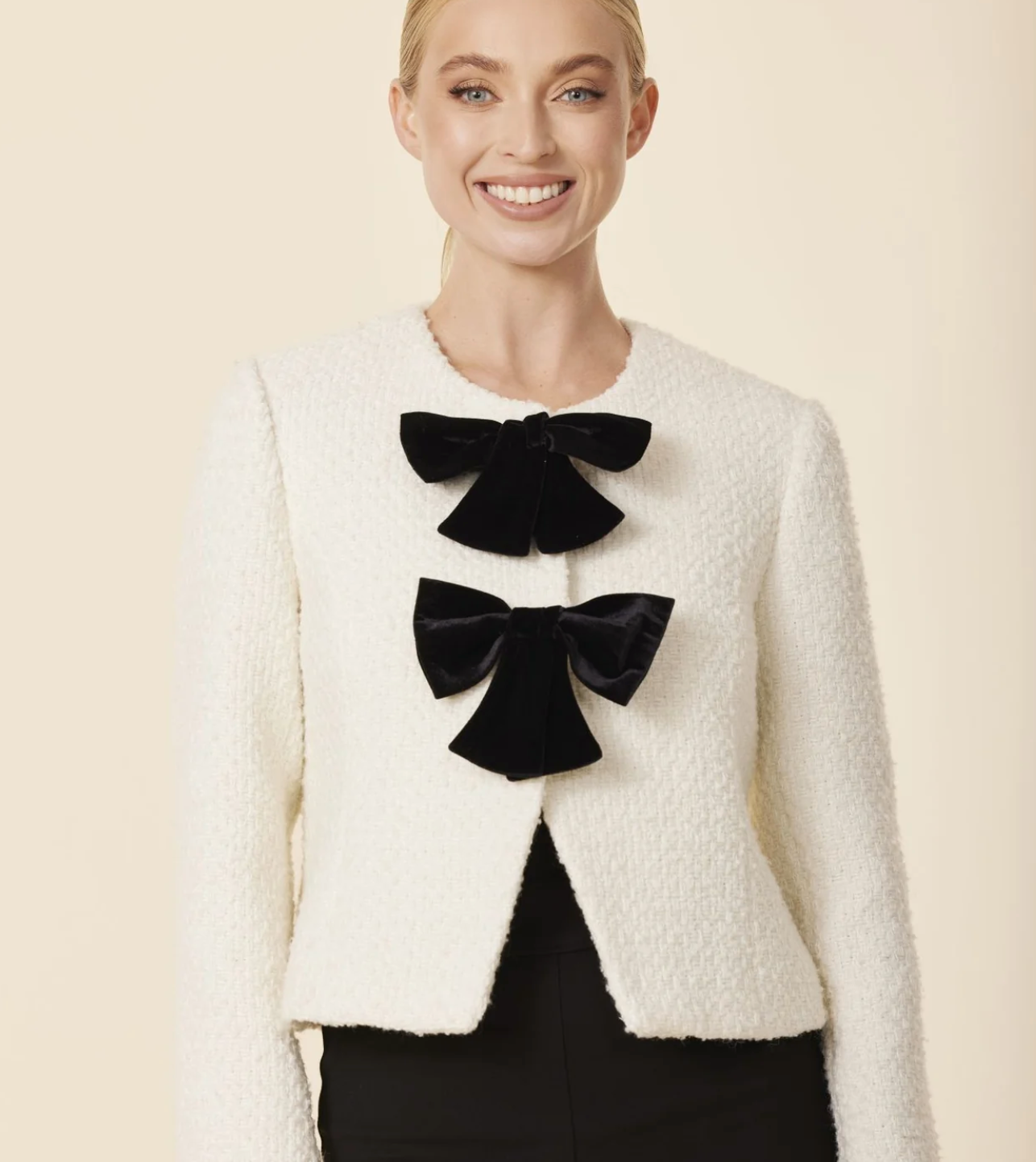 CABO DOLCE BOW BLAZER