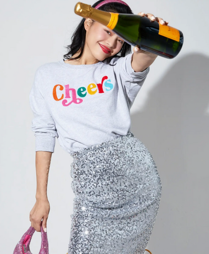 SHIRALEAH CHEERS SWEATSHIRT