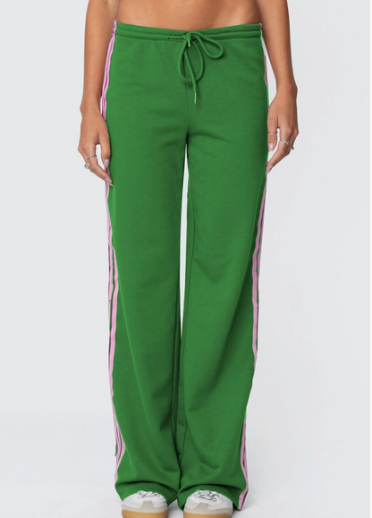 ROSA CLOTHING SIDE STRIPED SWEATPANT