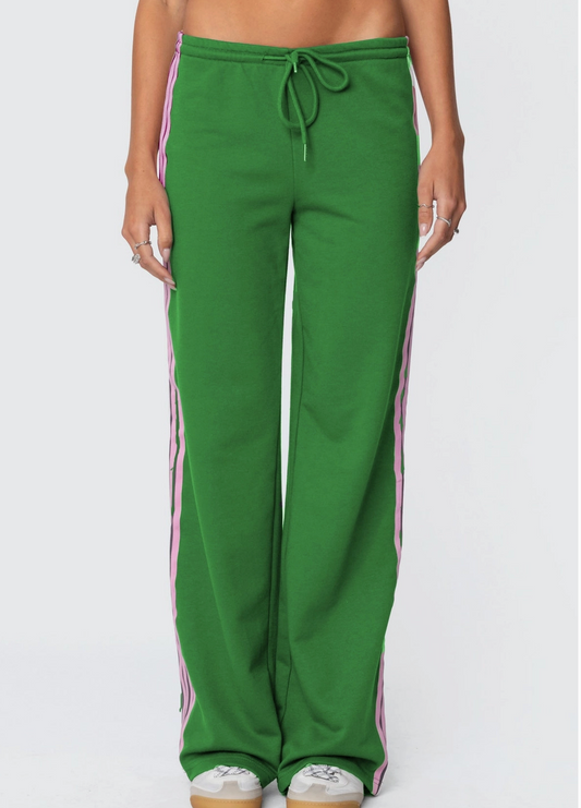 ROSA CLOTHING SIDE STRIPED SWEATPANT