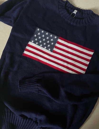 ROSA CLOTHING AMERICAN FLAG SWEATER