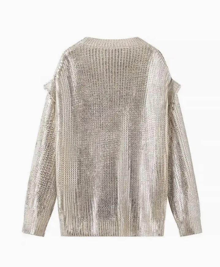 ROSA CLOTHING METALLIC SWEATER
