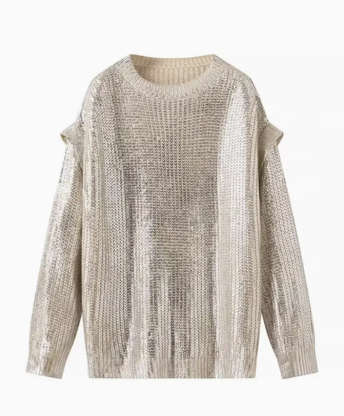 ROSA CLOTHING METALLIC SWEATER