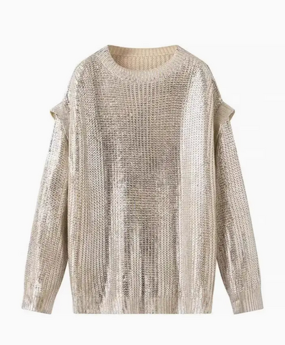 ROSA CLOTHING METALLIC SWEATER