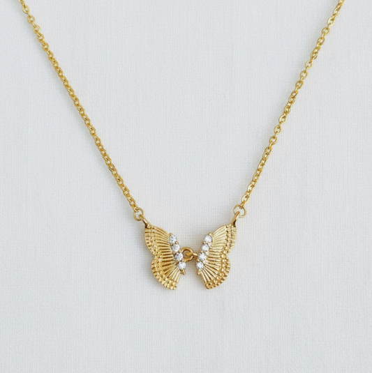 ELLEMADERA BUTTERFLY FREE NECKLACE