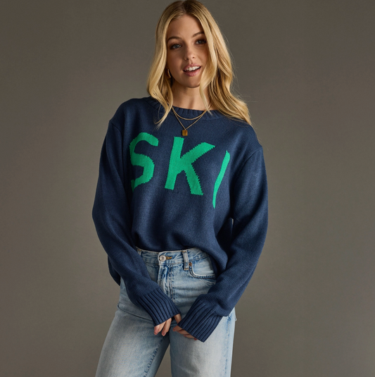 PANACHE NAVY SKI SWEATER