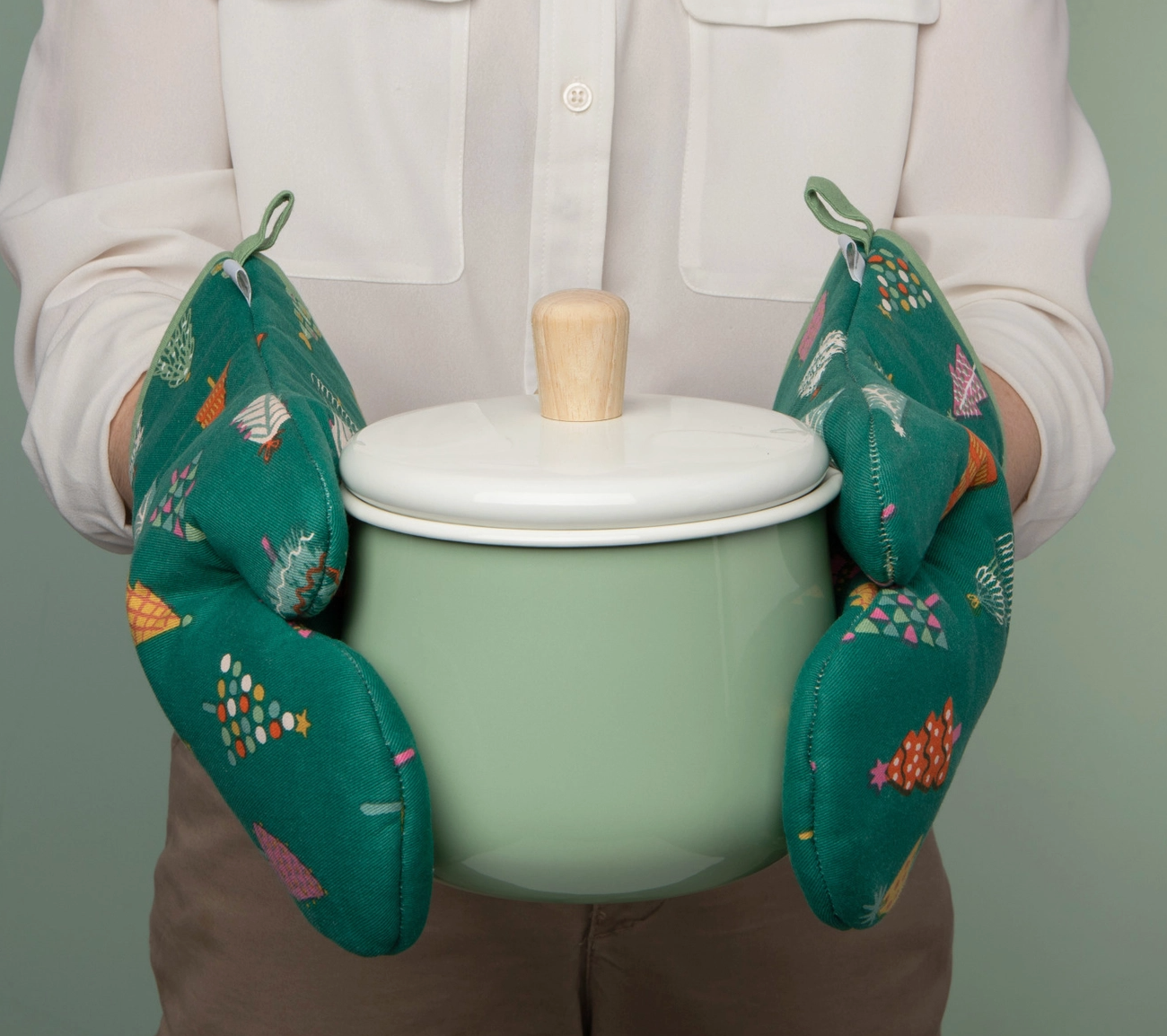 DANICA JUBILEE GLITZMAS OVEN MITT