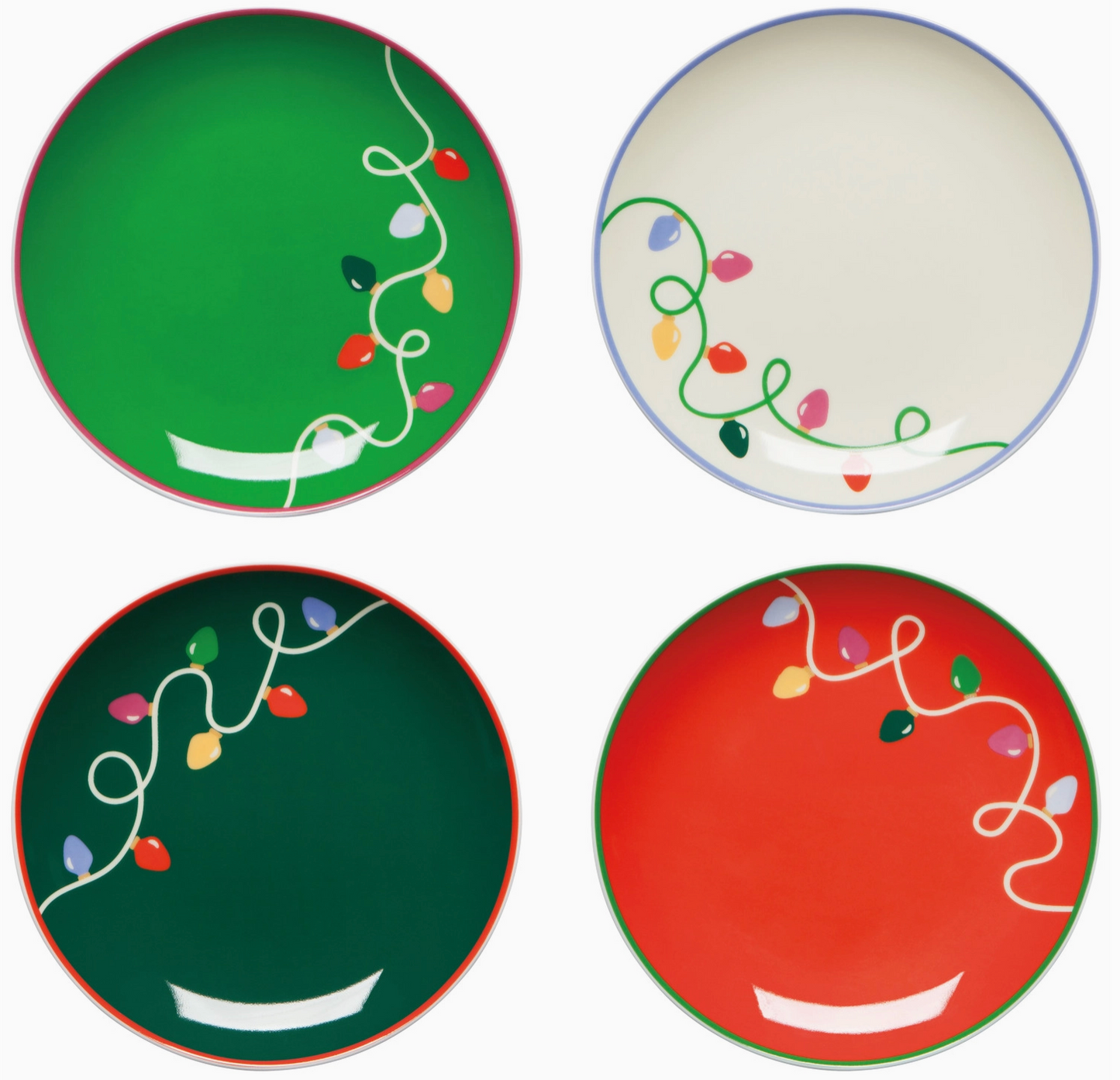 DANICA JUBILEE HOLIDAY APPETIZER PLATES