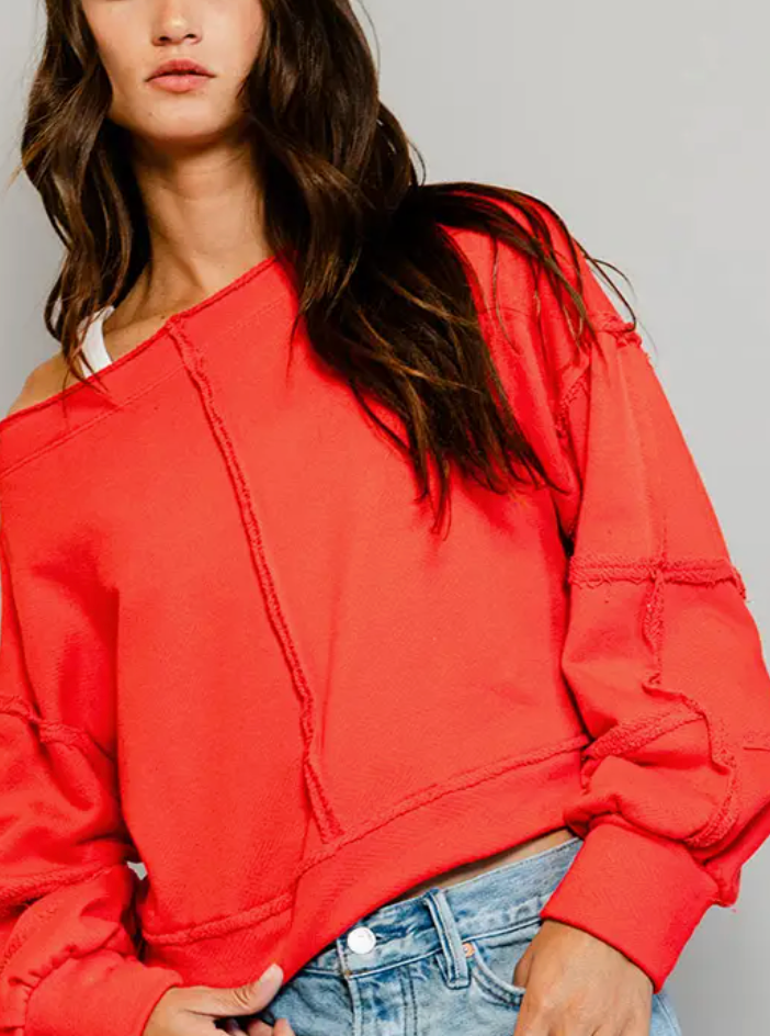 BUCKETLIST LITTLE RED RAW EDGE