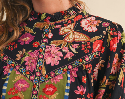 &MERCI BUTTERFLY BLOUSE
