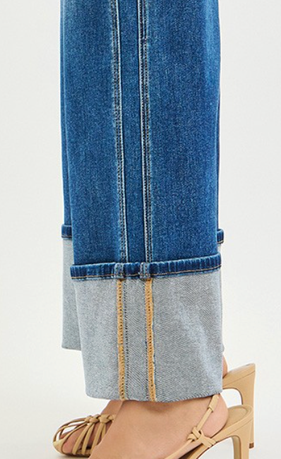 RISEN BLUE BELL CUFF JEAN
