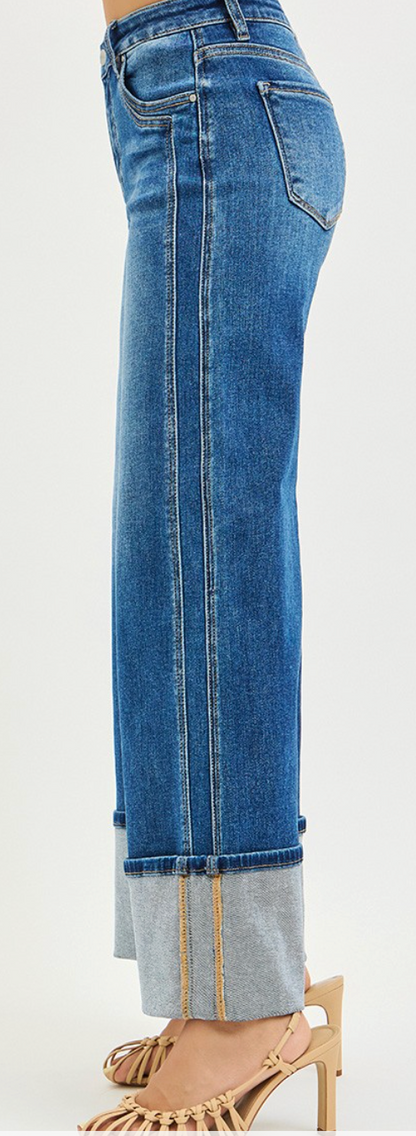 RISEN BLUE BELL CUFF JEAN