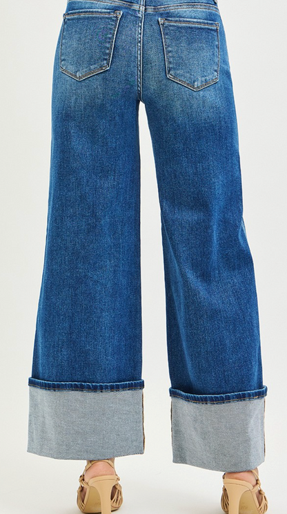 RISEN BLUE BELL CUFF JEAN