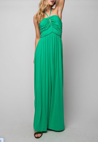 EASEL MAURA HALTER DRESS