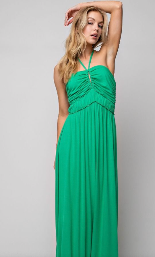 EASEL MAURA HALTER DRESS