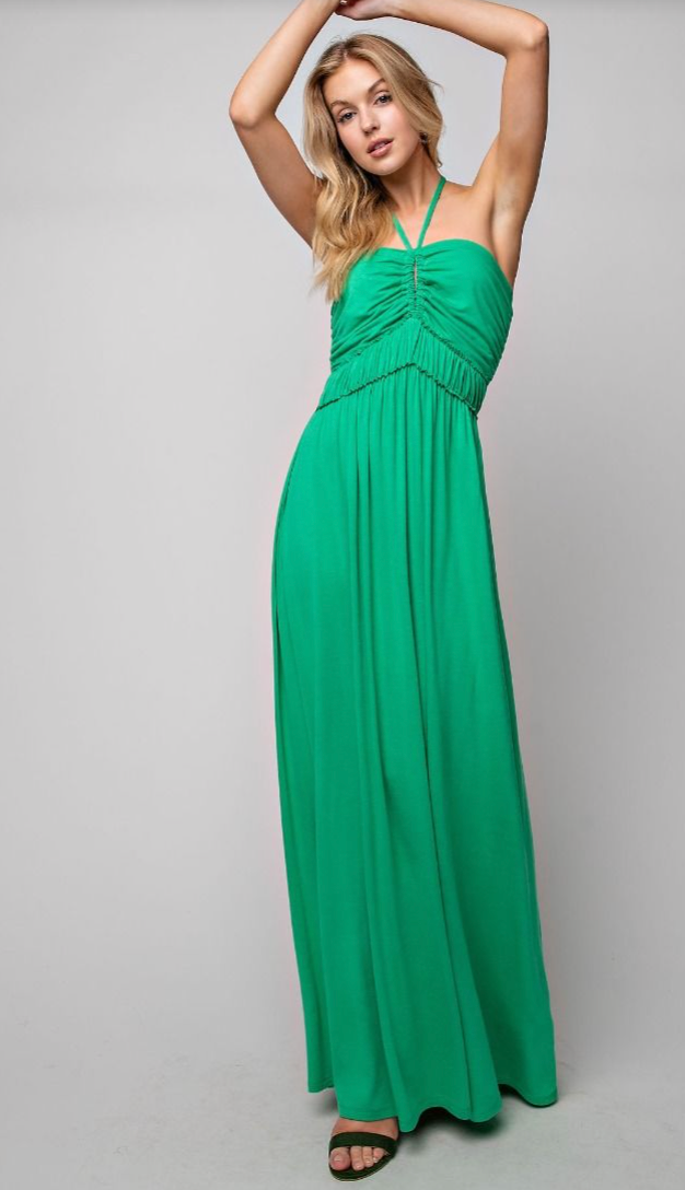 EASEL MAURA HALTER DRESS