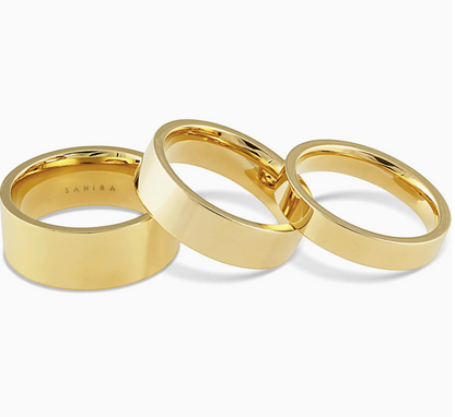 SAHIRA FLAT STACK RINGS
