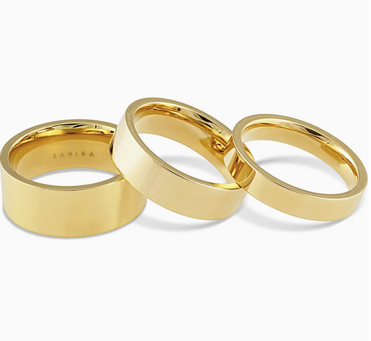 SAHIRA FLAT STACK RINGS