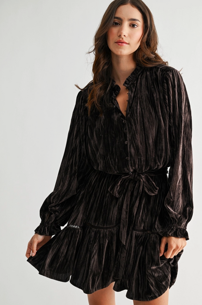 CAMELLIA FUDGE MINI DRESS