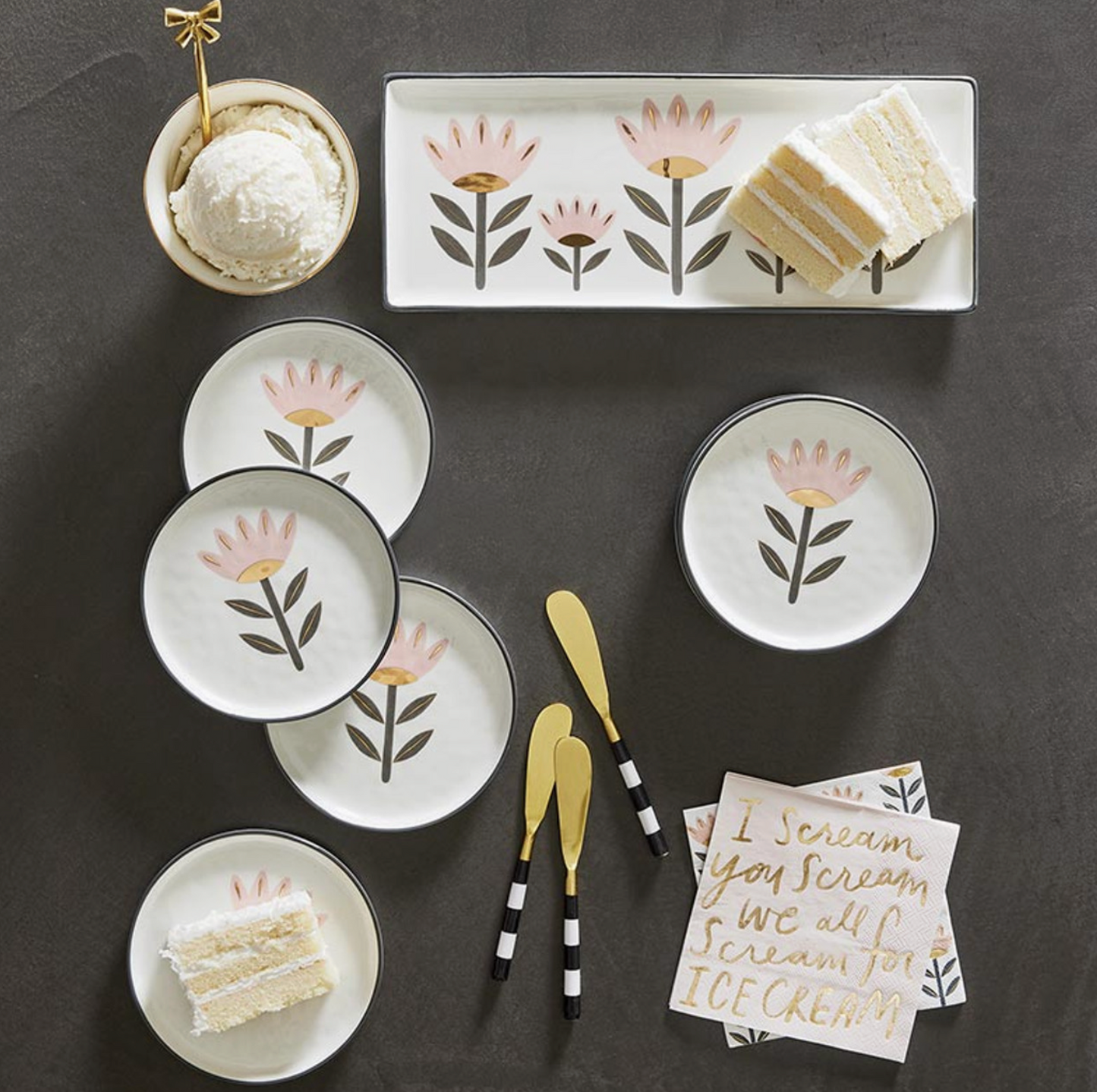 SANTA BARBARA STRIPED SPREADING SPOONS