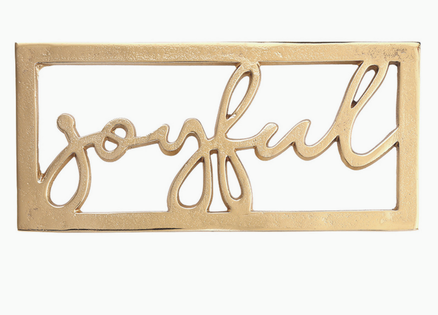SANTA BARBARA GOLD JOYFUL TRIVET