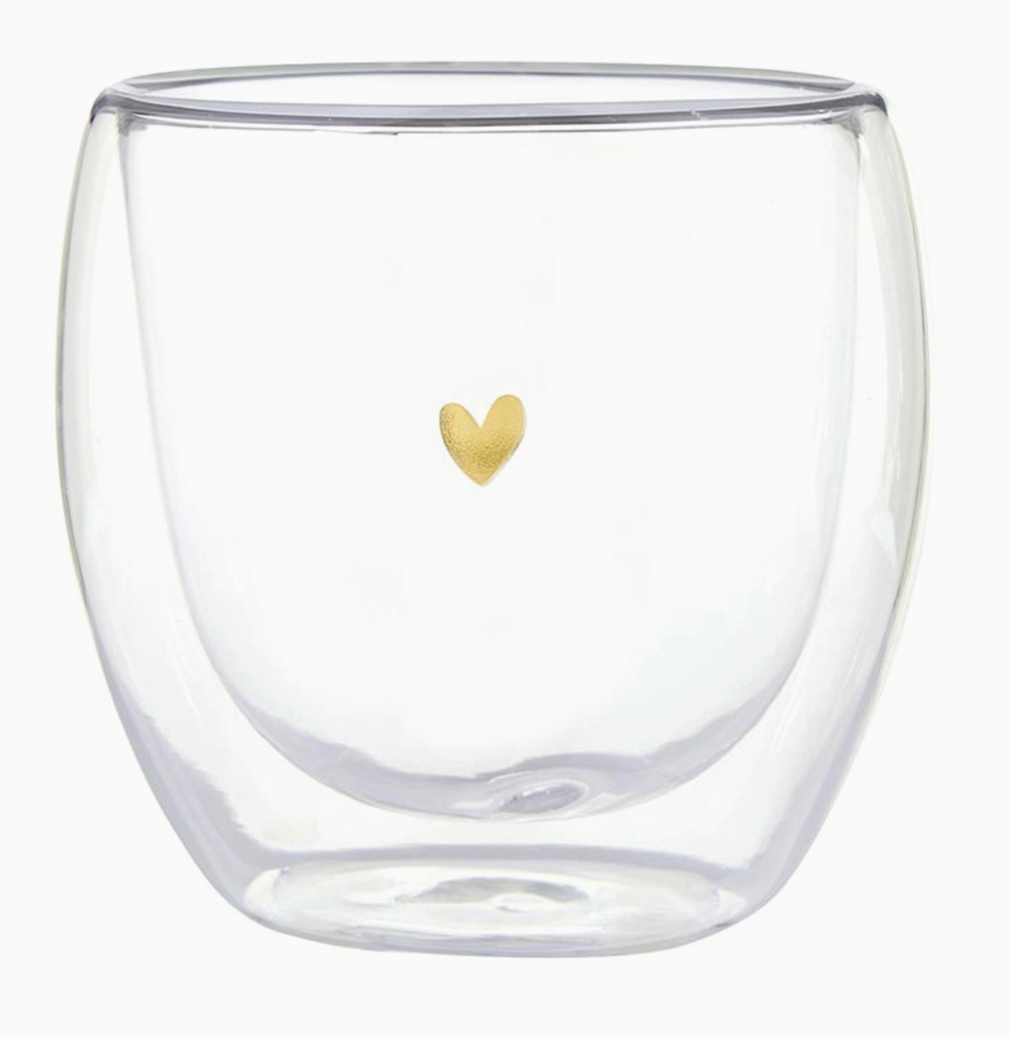 SANTA BARBARA HEART DOUBLE WALL TEA CUP