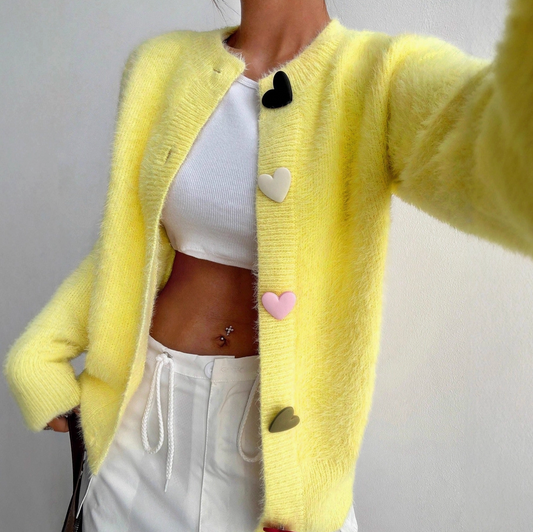 EMBERBLOOM HAPPY HEART CARDIGAN