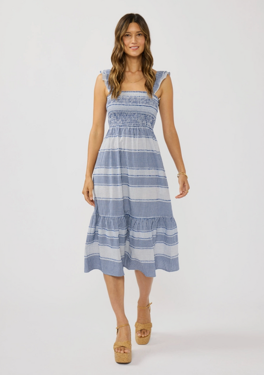 LOVESTITCH DEMI MIDI DRESS