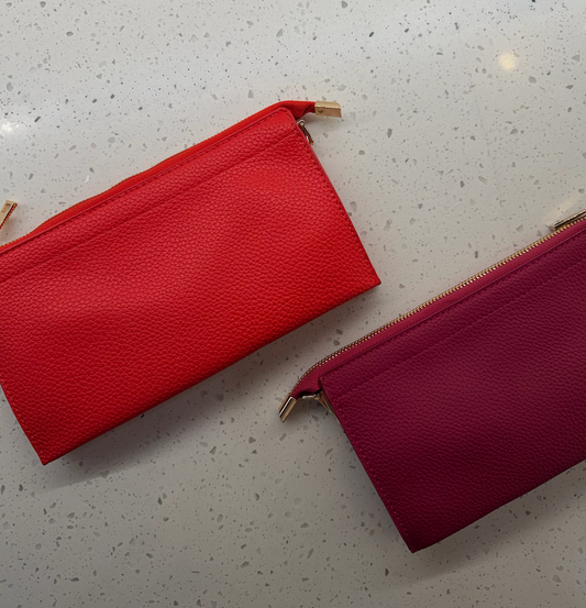 FASHION CITY LEATHER CLUTCH