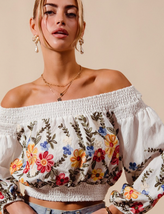 SO ME FIONA BOHO BLOUSE