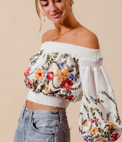 SO ME FIONA BOHO BLOUSE