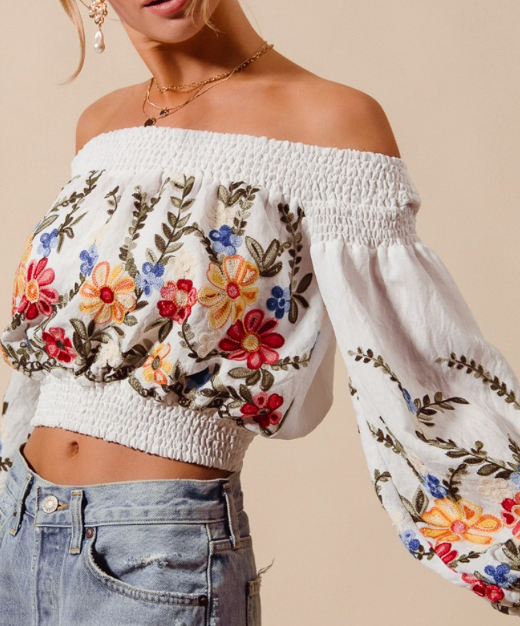 SO ME FIONA BOHO BLOUSE