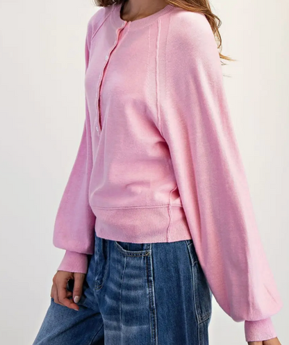 COTIERRA BUBBLEGUM BLISS CARDIGAN