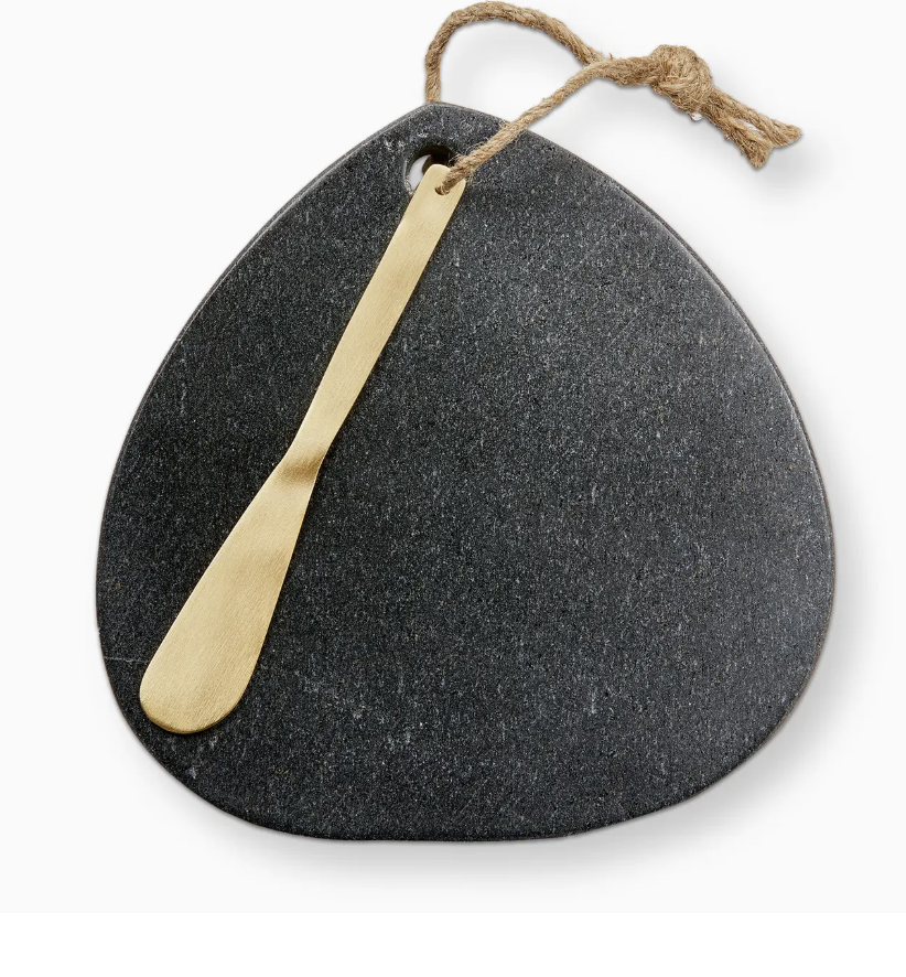 TAG TEARDROP SERVING BOARD WITH SPREADER