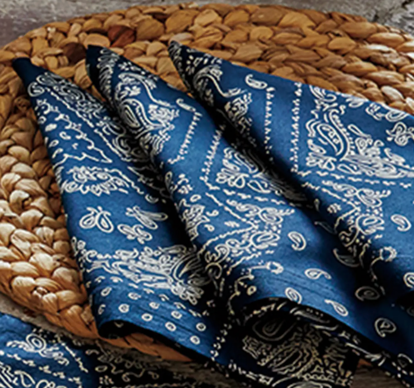 TAG BANDANA NAPKINS SET OF 4