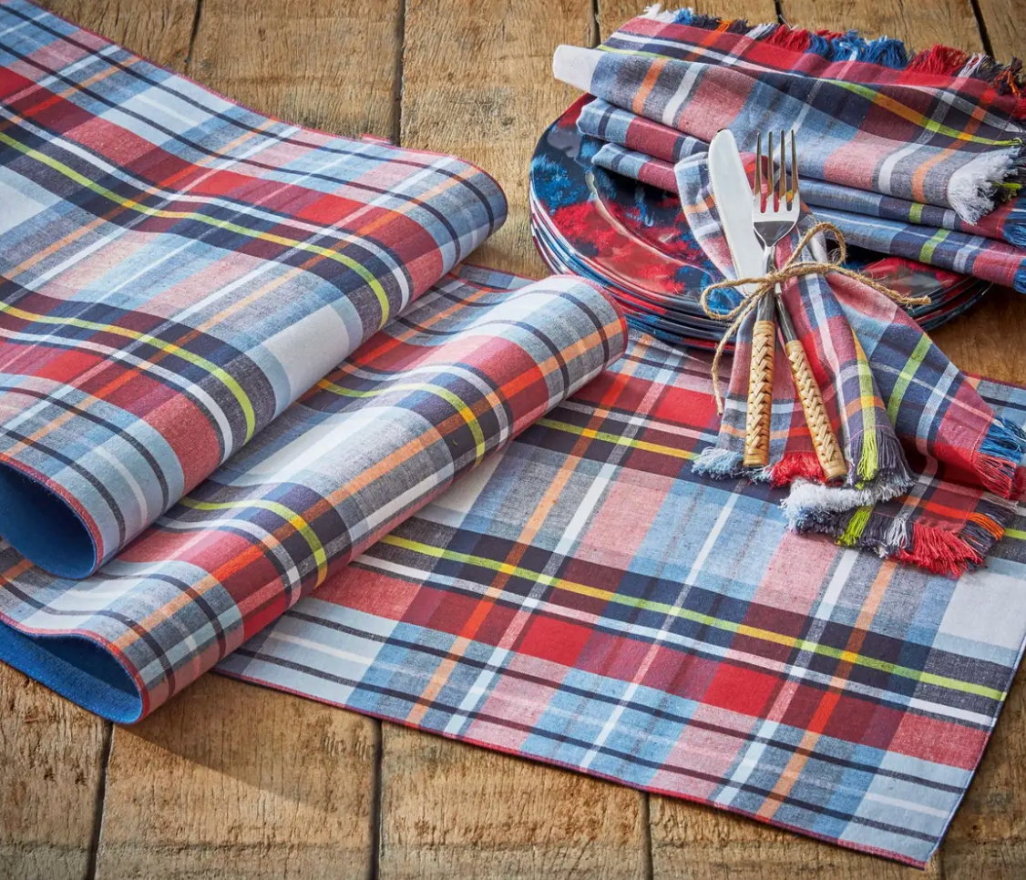 TAG PLAID SUMMER RUNNER