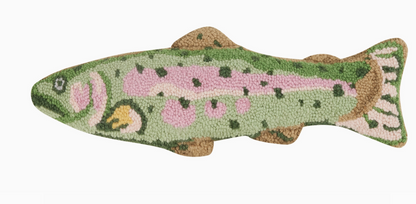 PEKING HANDICRAFT TROUT HOOK PILLOW