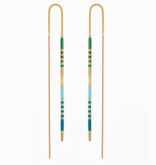 AMANO STUDIO THREADER EARRINGS