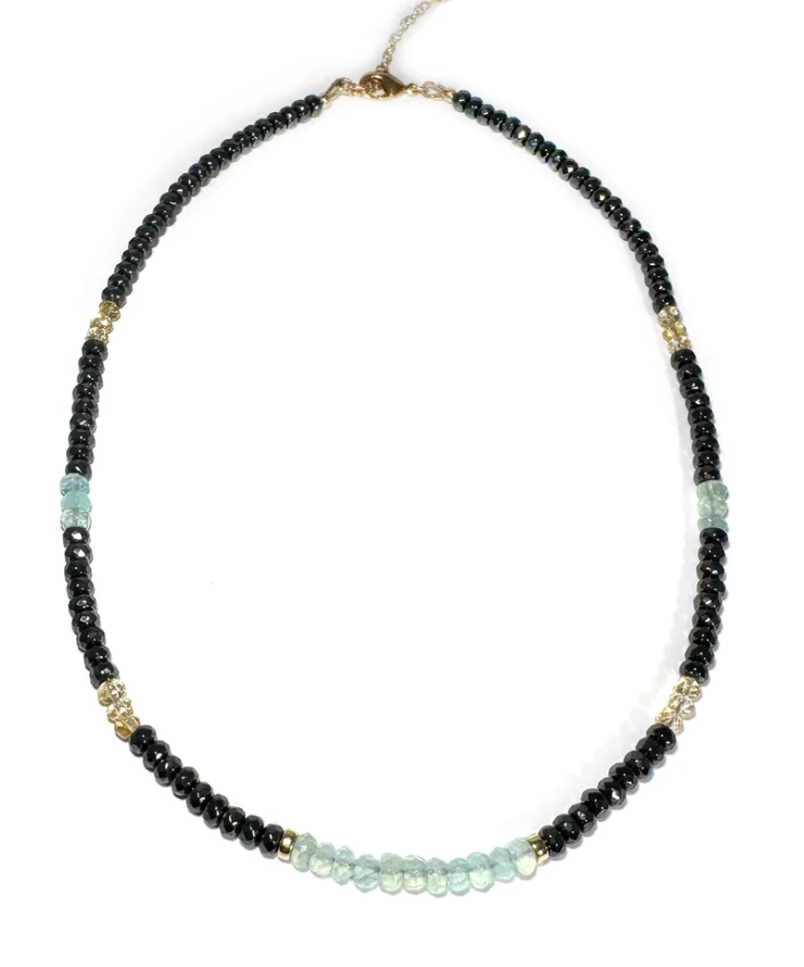 RACHEL NATHAN HEMATITE & CHALCEDONY CITRINE
