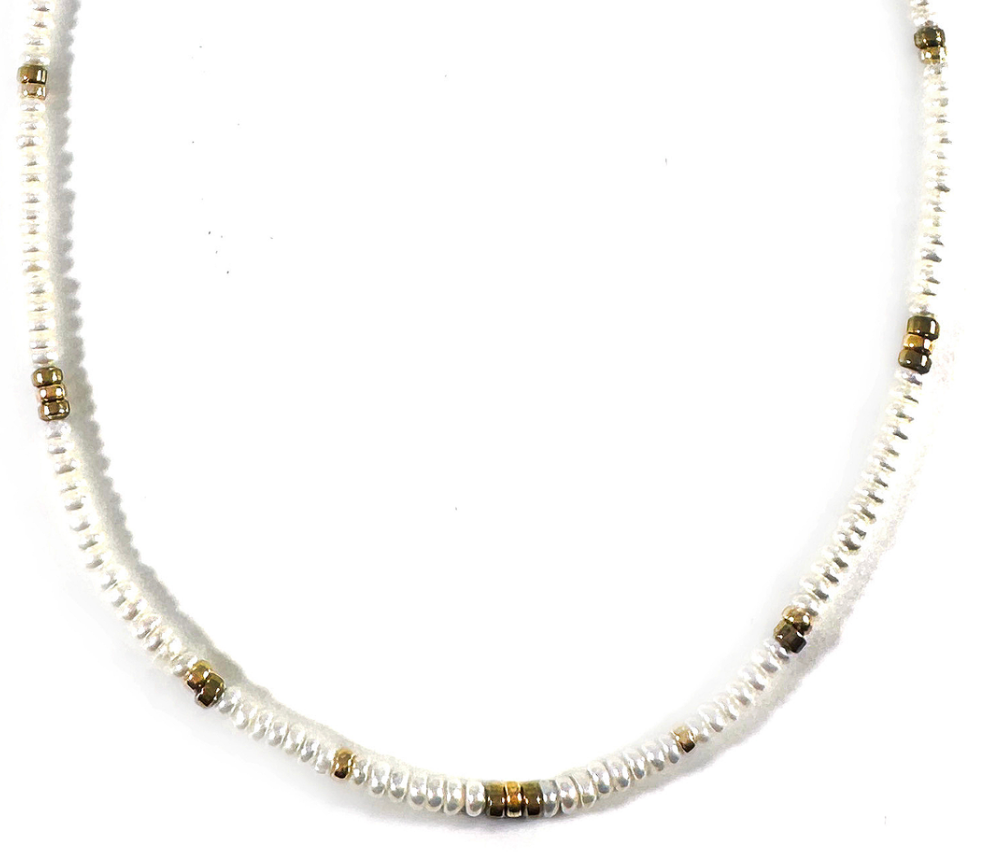 RACHEL NATHAN MINI BEADED NECKLACE