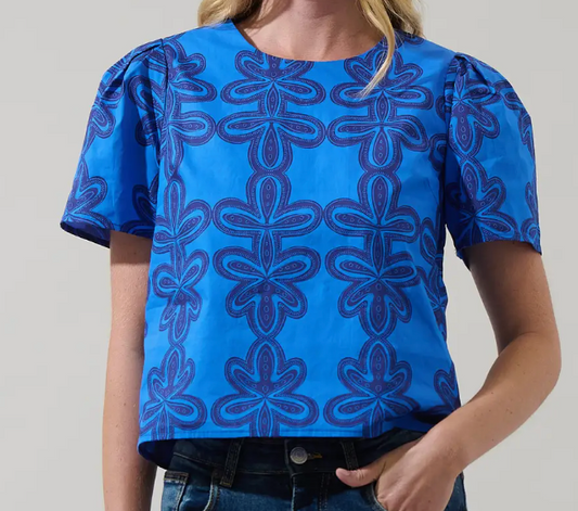 SUGARLIPS ROMEO ABSTRACT TOP
