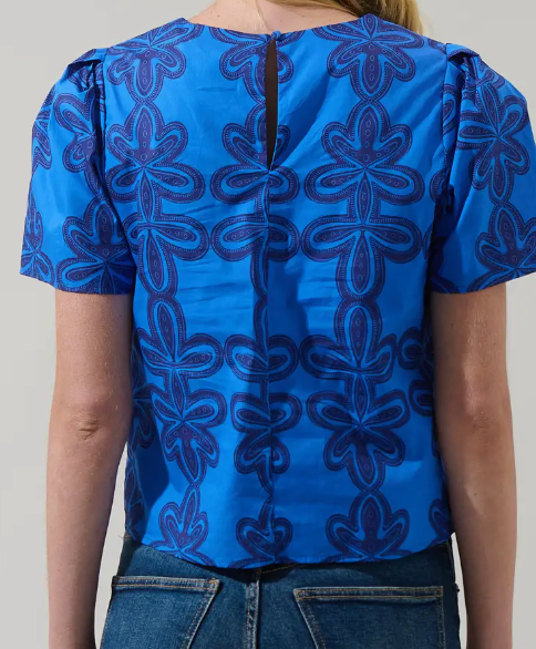 SUGARLIPS ROMEO ABSTRACT TOP