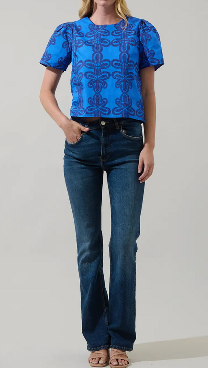 SUGARLIPS ROMEO ABSTRACT TOP